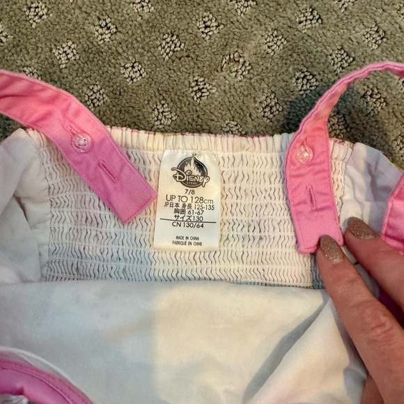 Girls Disney Belle dress size small 7/8 - Picture 4 of 6